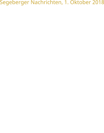 Segeberger Nachrichten, 1. Oktober 2018 Neue Theatergruppe in Nahe begeistert mit Komik und Musik In der Aufersteheungskirche bot die neu gegründete Theatergruppe "Drei-Plus+++" CHORIOses Musiktheater.  ..."Die Schauspieler hatten eine großartige Bühnenpräsenz", sagte Birgit Schnackenberg vom Theater in Kattendorf.  Frederike Kramer   Großartig, was die Drei da auf die Beine gestellt haben. Ein Abend - phantasievoll und spritzig... Eine rundum professionelle Leistung!!  Sybille Brodersen, Kirchenmusikerin der Kirchengemeinde Nahe-Itzstedt-Kayhude-Oering